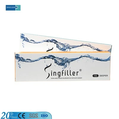 Singfiller injicējamais krusteniskais savienojums ar hialuronskābes gēlu